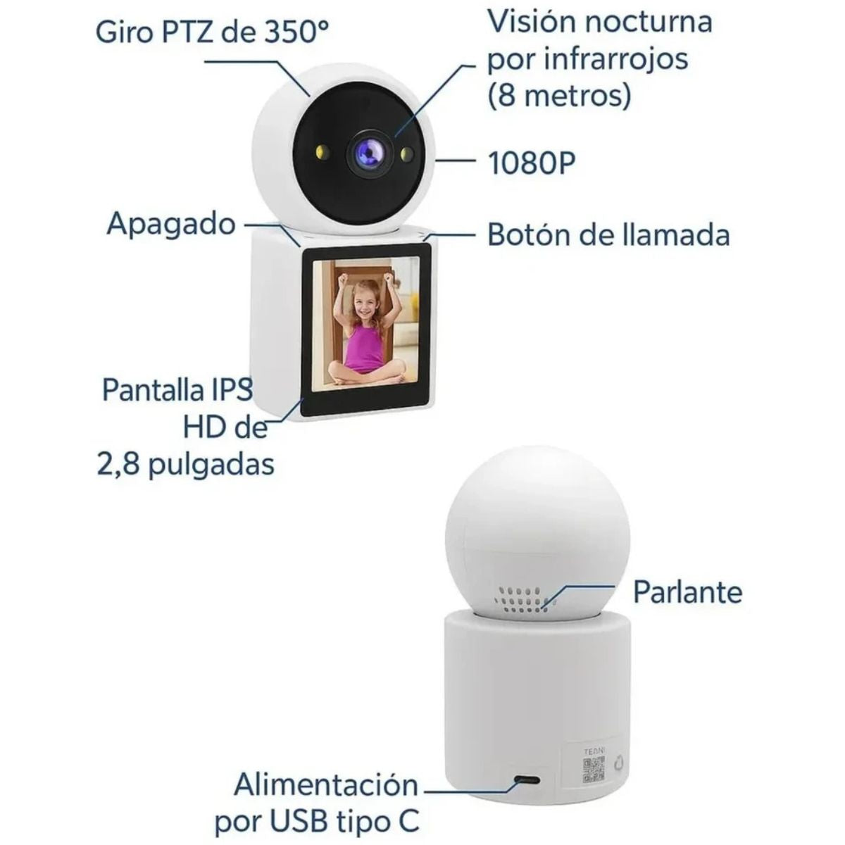 Cámara HD Con Videollamadas
